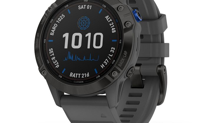 fenix 6 Pro Solar Schiefergrau / Schwarz