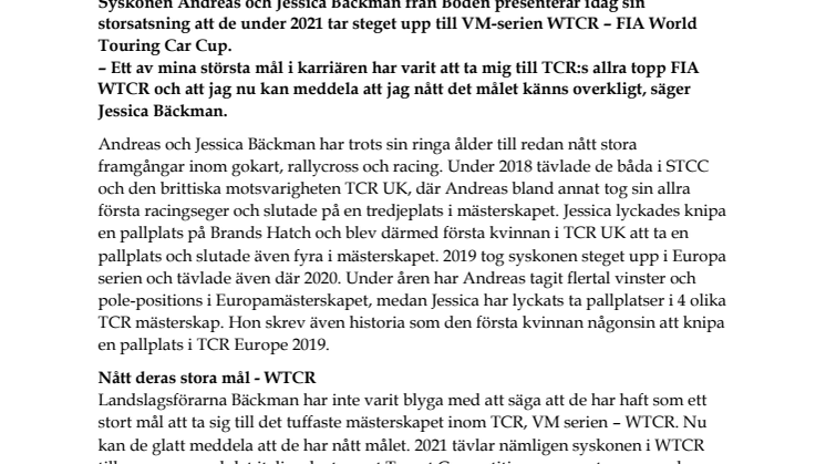 210419 SWE Pressrelease, WTCR Announcement.pdf