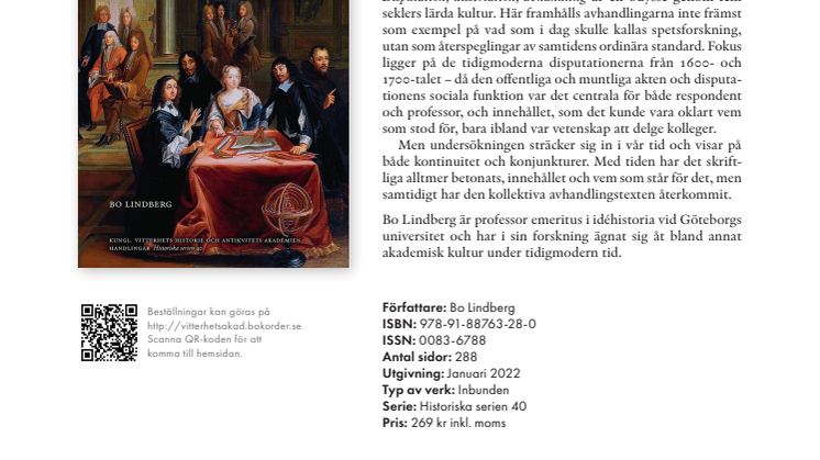 Boknyhet Disputation, dissertation, avhandling. Historien om en genre