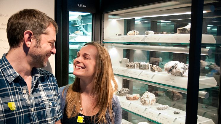Han friade på Naturhistoriska riksmuseet!