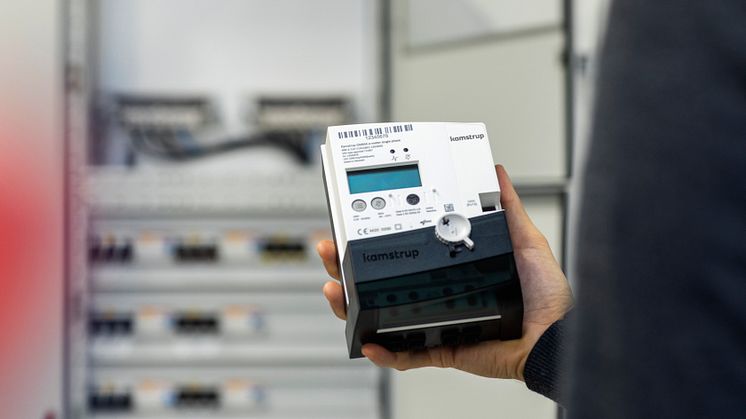 De nya elmätarna har flera smarta funktioner till exempel ett nytt kundgränssnitt, HAN* (Home Area Network) som möjliggör för kunden att få detaljerad information om sin elanvändning och effektuttag. Foto: Kamstrup