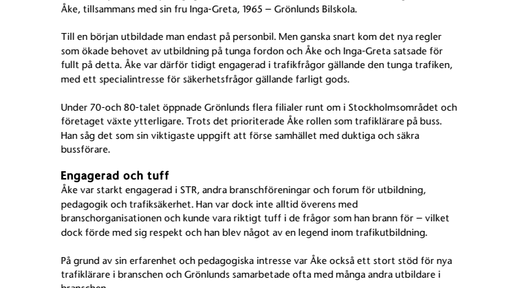 En stor man har gått ur tiden 