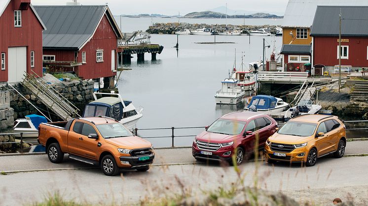 Ford-lansering av nye Edge og Ranger i Molde