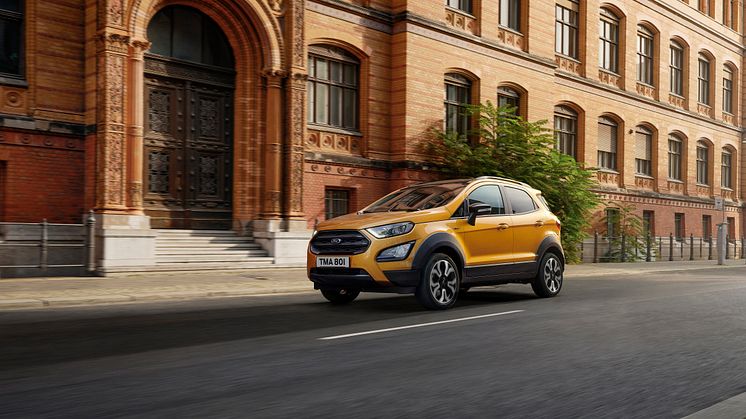 A Ford ma bemutatja a Ford EcoSport kompakt SUV új Active változatát