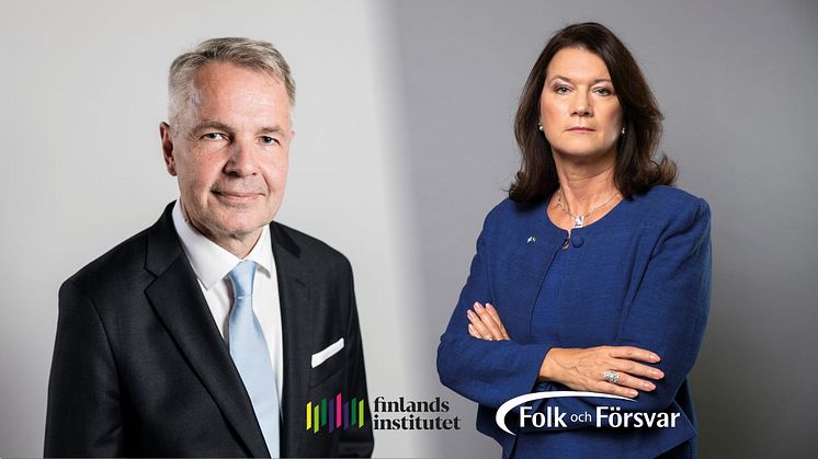 Foto Haavisto: Laura Kotila/Valtioneuvostonkanslia. Foto Linde: Kristian Pohl/Regeringskansliet.