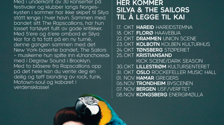 Silya & The Sailors - Høstturné 2014