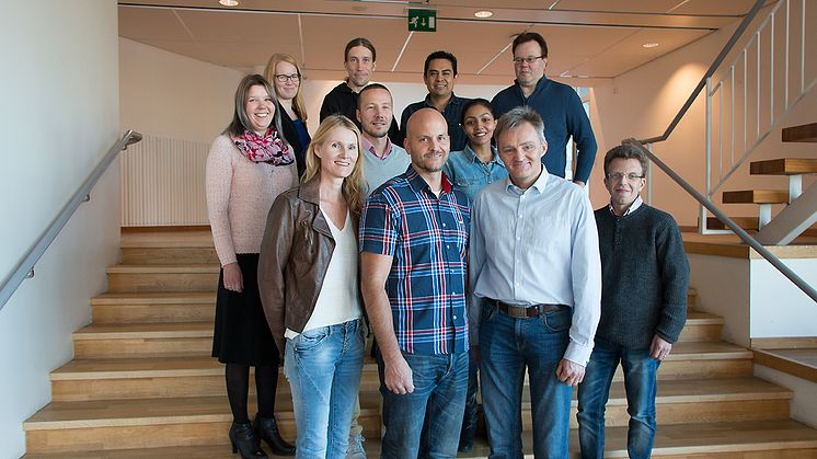 Deltagare på mötet i Umeå: Elina Leppäkangas, Minna Luhtanen, Helena Lindgren, Tomi Tupiini, Thomas Molén, Christer Grönlund, , Juan Carlos Nieves, Shaima Abdelmageed, Fredrik Öhberg,  Timo Mantere och Sami Perälä. Foto: Mikael Hansson
