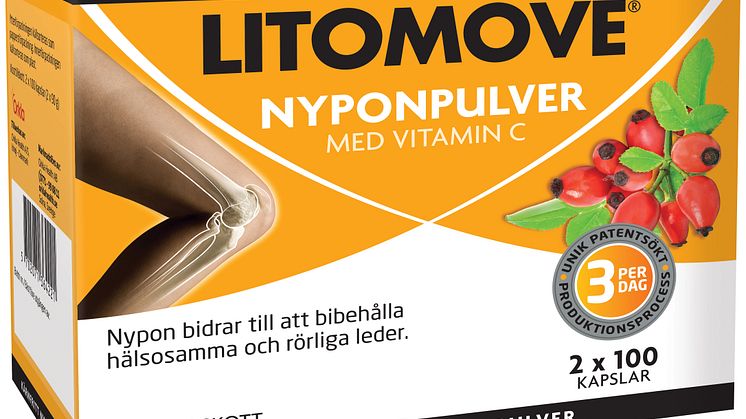 ​Litomoves nyponpulver i ny skrud