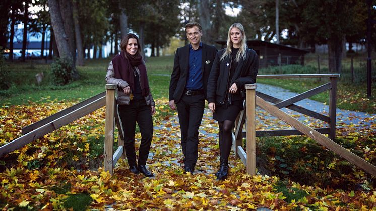 Rånäs Slotts VD Ulf Wisell, Rebecca Brage champagnepremiären
