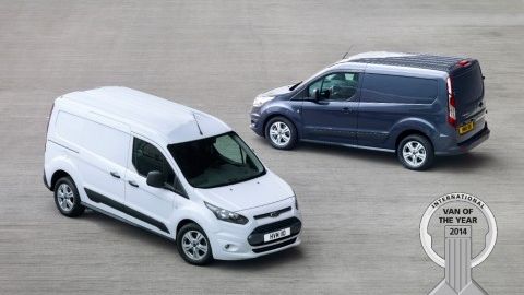 Nye Ford Transit Connect ble kåret til Årets Internasjonale Varebil 2014. Ford er første varebilprodusent som vinner prisen to år på rad 