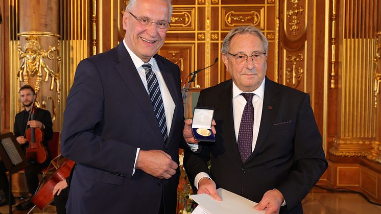 Bayerischer Staatsminister Joachim Herrmann (li) - BADS-Präsident Helmut Trentmann