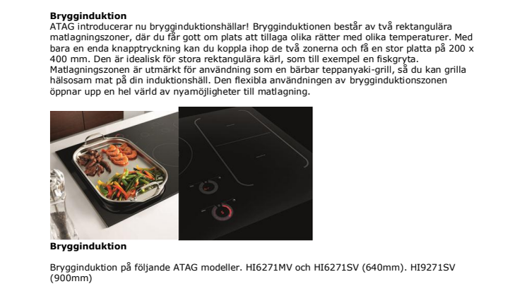 Flexibel matlagning med ATAG
