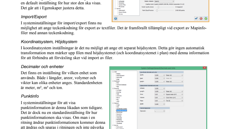 Nyheter i Topocad 16