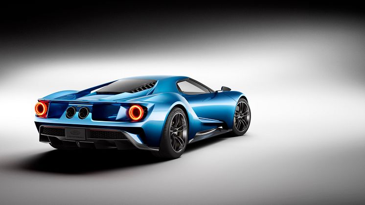 Nye Ford GT ble for første gang vist på den internasjonale bilutstillingen i Detroit