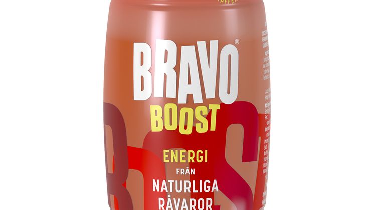 Bravo Boost 33 cl – Jordgubb/Citrongräs