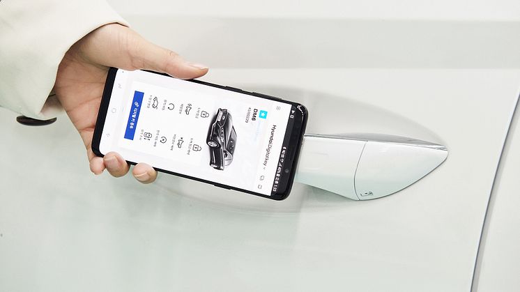 Hyundai utvecklar digital bilnyckel för smartphones