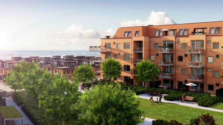 Riksbyggens Brf Aqua på Ön i Malmö.