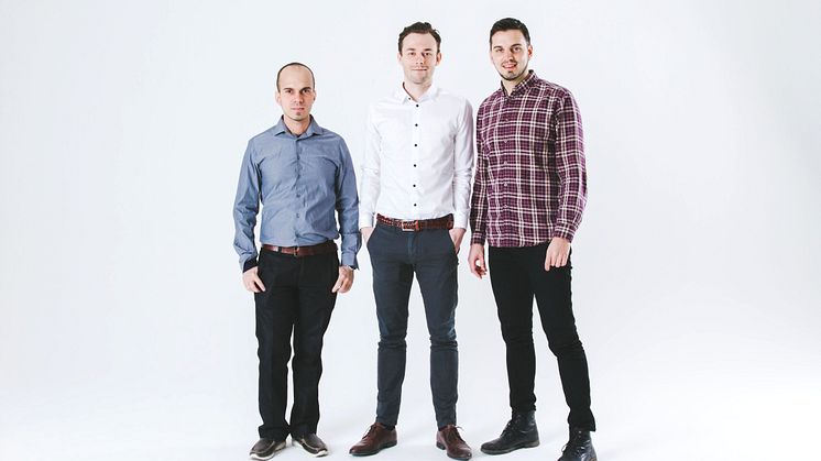 Alcides Viamontes, Henrik Frienholt och Ludvig Bohlin. Fotograf: Nicklas Sundström