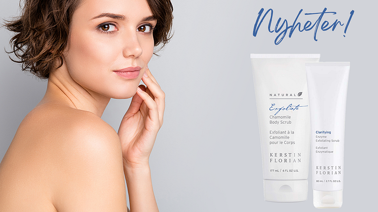 NYHETER! Chamomile Body Scrub & Clarifying Enzyme Exfoliating Scrub
