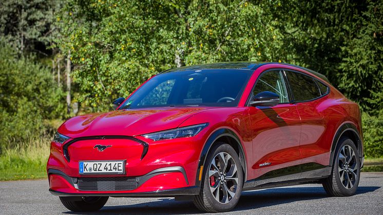 Ford Mustang Mach-E  preproduksjonsbil, Norge, Sommeren 2020