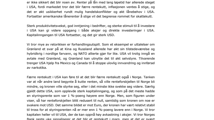 månedsrapport januar 2025
