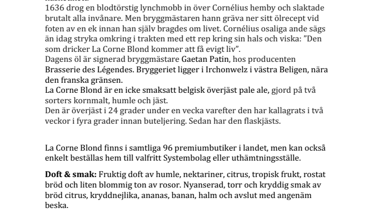 Belgisk blondin ger evigt liv