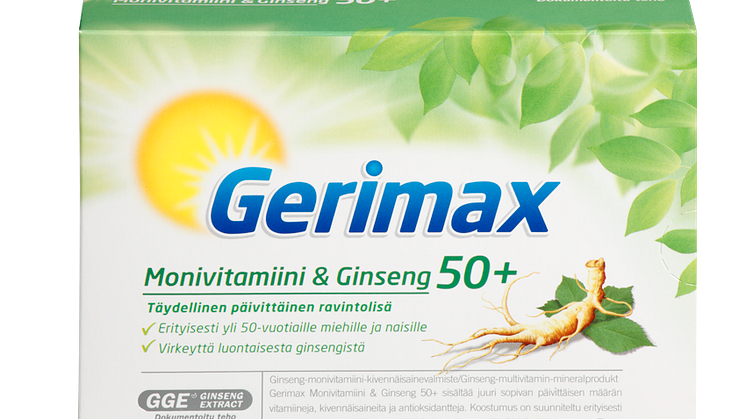 Gerimax Monivitamiini & Ginseng 50+