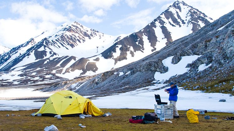 Fieldwork at Svalbard