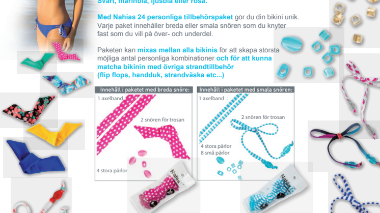Nahia - gör din bikini unik!