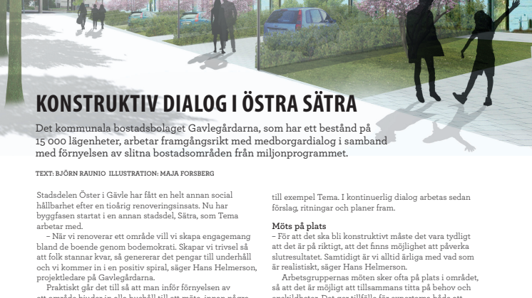 Konstruktiv dialog i Östra Sätra
