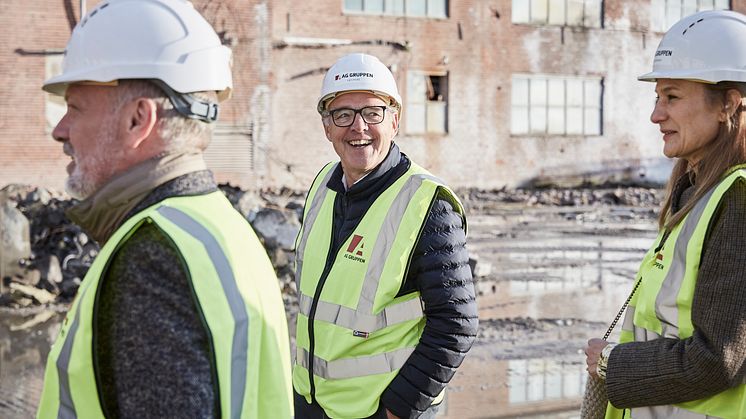 Fra venstre: Robin Feddern, Lars Holst og Berit Hoelgaard Didriksen