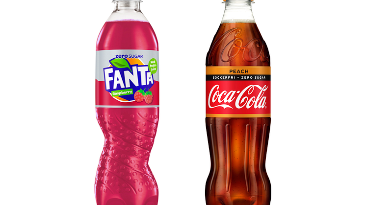 Vårens sockerfria nyheter från Fanta och Coca-Cola