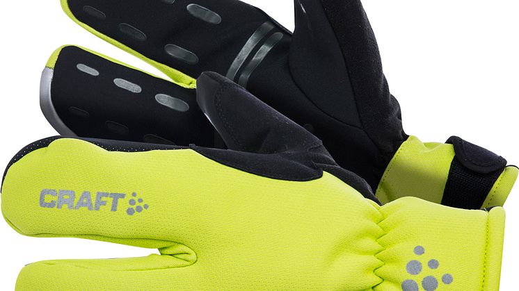 Bike thermal split finger glove