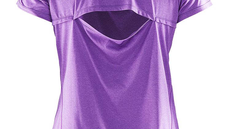 Pure light tee (dam) i färgen lilac melange. Rek pris 350 kr.