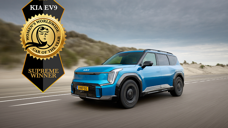 Dommerne roser EV9'ens innovative design, avancerede teknologi og alsidighed