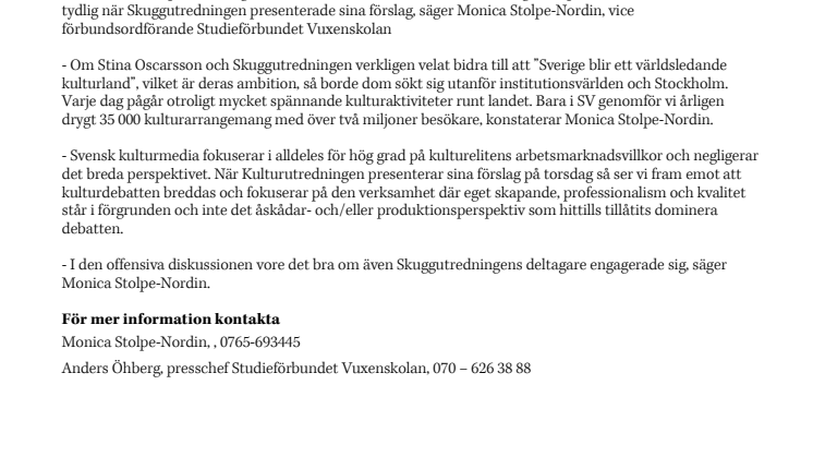 Skuggutredningen för elitistisk