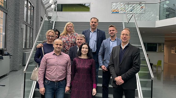 Das von der Jacob of Paradies University in Gorzów Wielkopolski geleitete Konsortium des Projektes „Industrie 4.0 in der Bildung“ traf sich am 27.01.23 an der TH  Wildau zur Gestaltung der Bildungsoffensive „Ecological Industry 4.0“ (Bild: TH Wildau)