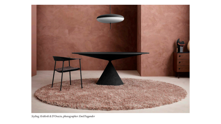 NEW LIFE FOR CLASSIC FOGG RUG – IN GOOD COMPANY WITH MATCHING CUSHION COLLECTION