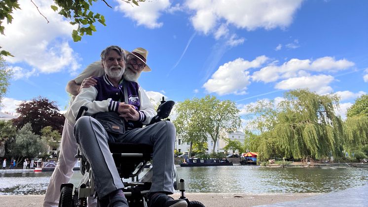 Double act: Martin Otter and Rich Sanders volunteer together for other stroke survivors