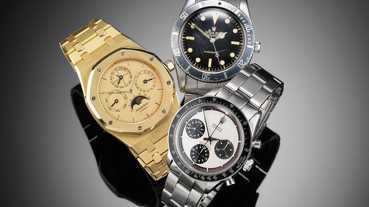 Rolex Daytona, Rolex Submariner & Audemars Piguet Royal Oak