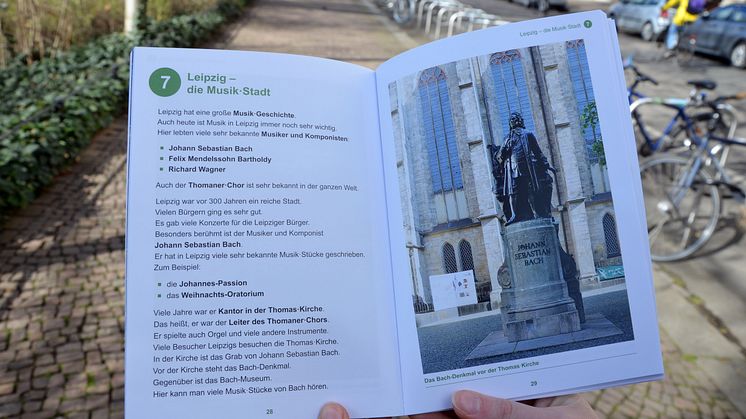 Blick in die Broschüre Leipzig - eine kleine Stadtgeschichte
