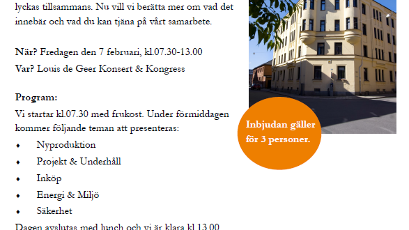 Så gör vi boendet i Norrköping ännu bättre