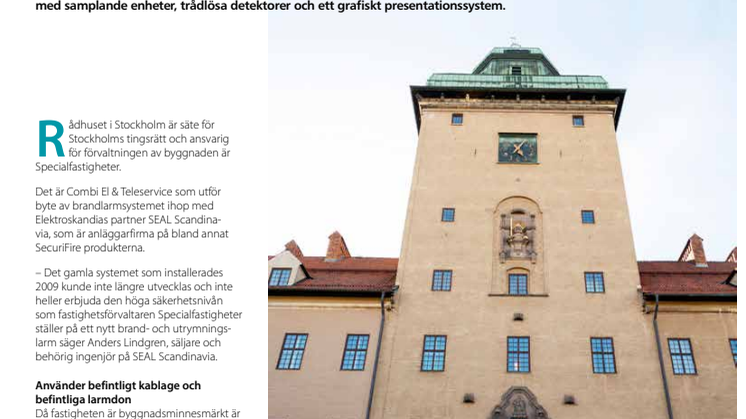 ​​Stockholms Rådhus investerar i nytt brandlarm
