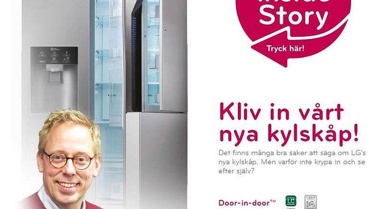 LG LANSERAR KYLSKÅPSKAMPANJEN ”THE INSIDE STORY” MED VÄRLDENS FÖRSTA TWITTRANDE KYLSKÅP
