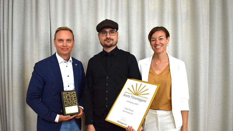 From left: Niclas Håkansson, Member of the Board, Daniel Pervan, Co-Owner, Ellinor Persson, Marketing Manager