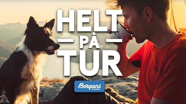 Helter på tur: John Hobberstad fikk et uvanlig oppdrag av arbeidsgiveren sin; gå Norge på langs, og film alt! Foto: Bergans / John Hobberstad