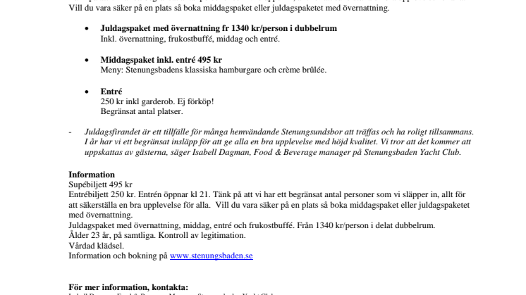 Fira juldagen med stil!