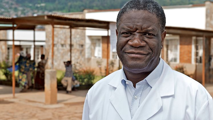 Fredspristagaren Denis Mukwege kommer till Waterfront Congress i Stockholm, på inbjudan av sina samarbatspartner PMU och Läkarmissionen. Foto: Torleif Svensson/Läkarmissionen