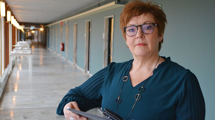 Monica Stolpe Nordin, byggnadsnämndens ordförande.