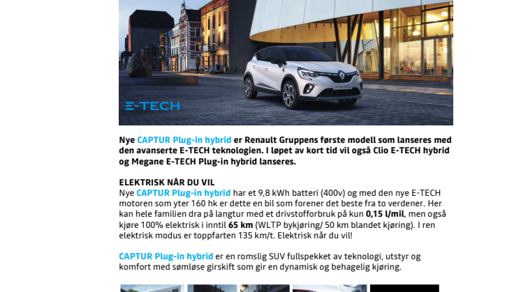LANSERING AV CAPTUR PLUG-IN HYBRID
